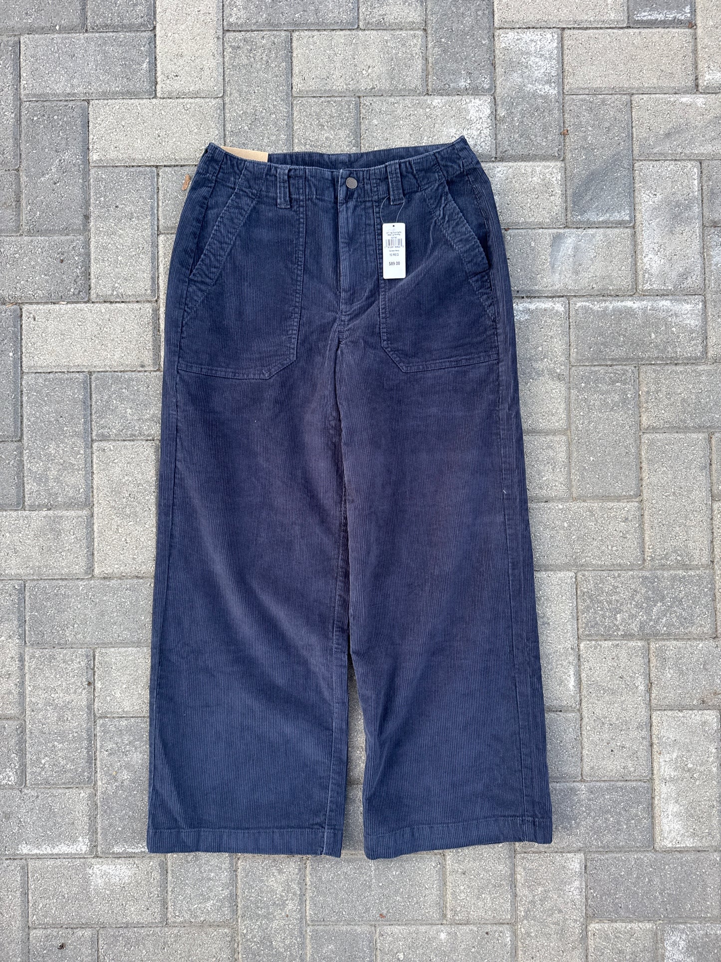 (28x28) L.L. Bean Brand New Corduroy High Rise Wide Leg Pants