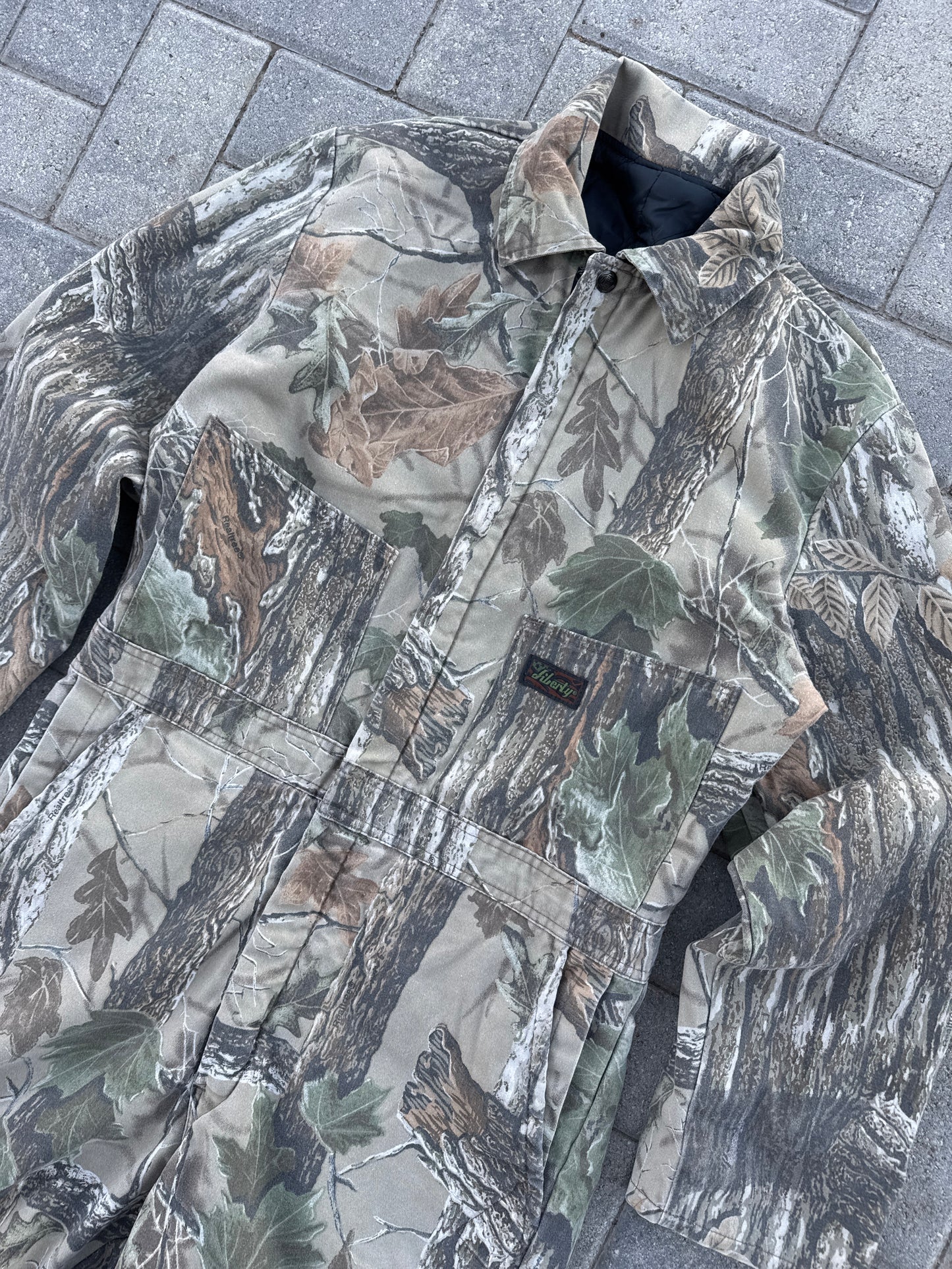 (M) Vintage Liberty Wood Camo Coveralls