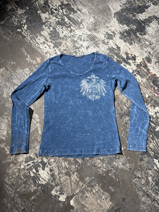 (M) Y2K Energe V-Neck Long Sleeve