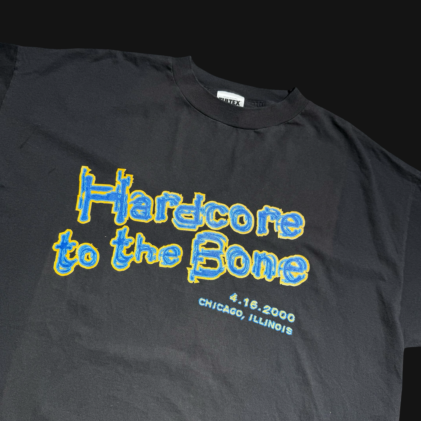 (XXL) 00’ WCW Hardcore to the Bone Security Tee