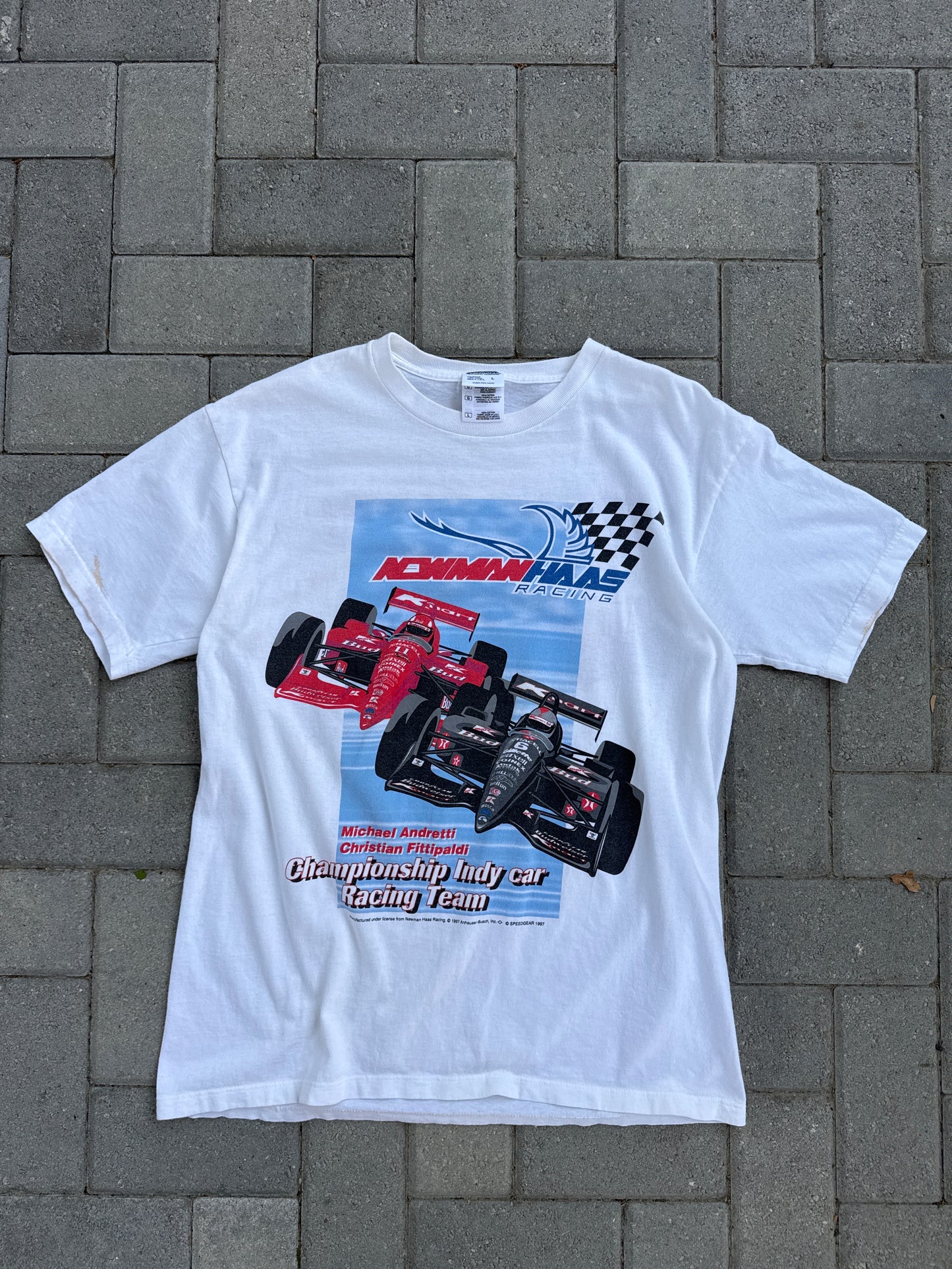 (L) 97’ Budweiser Formula Racing Tee