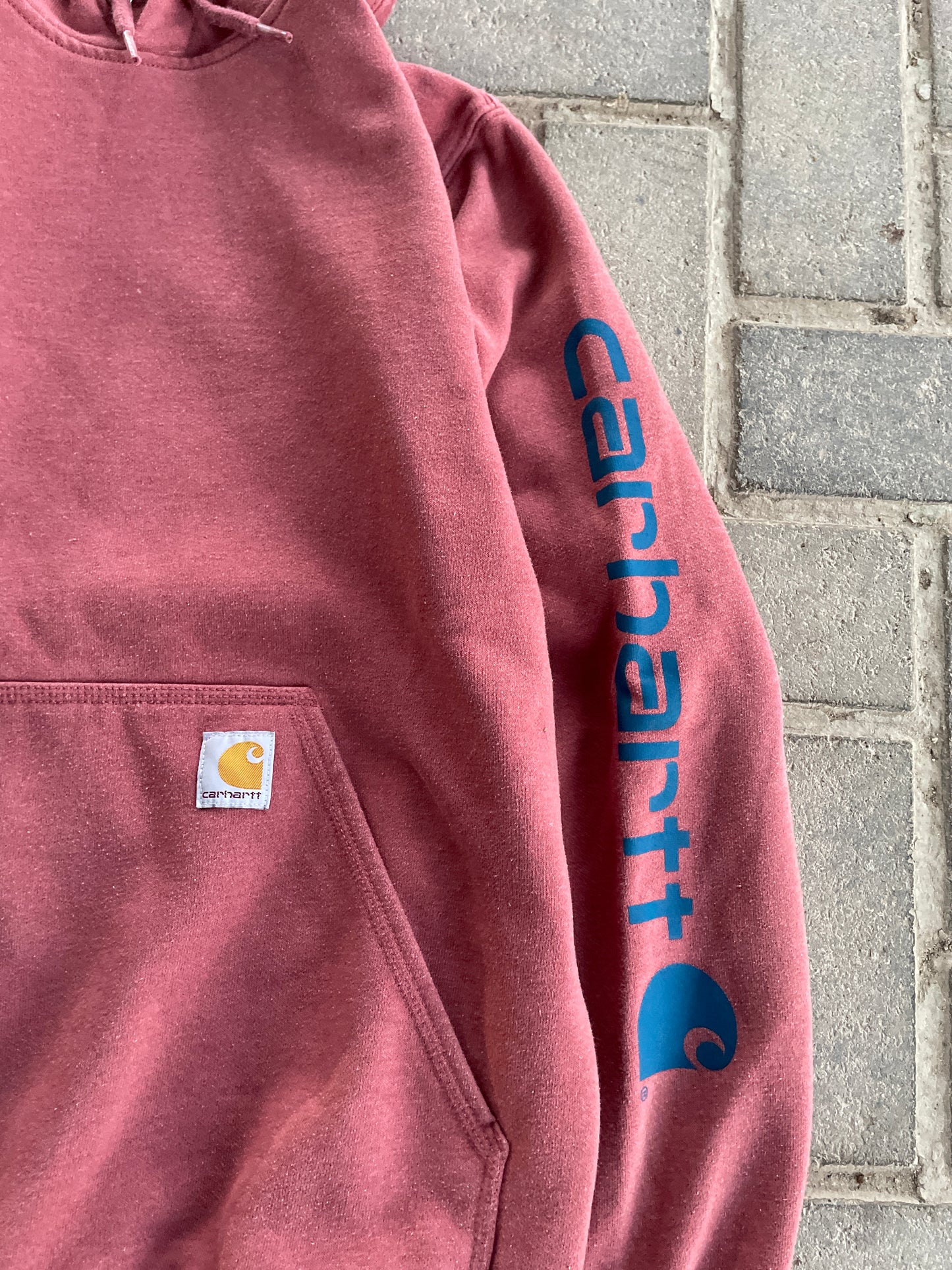 (S) Salmon Pink Carhartt Hoodie