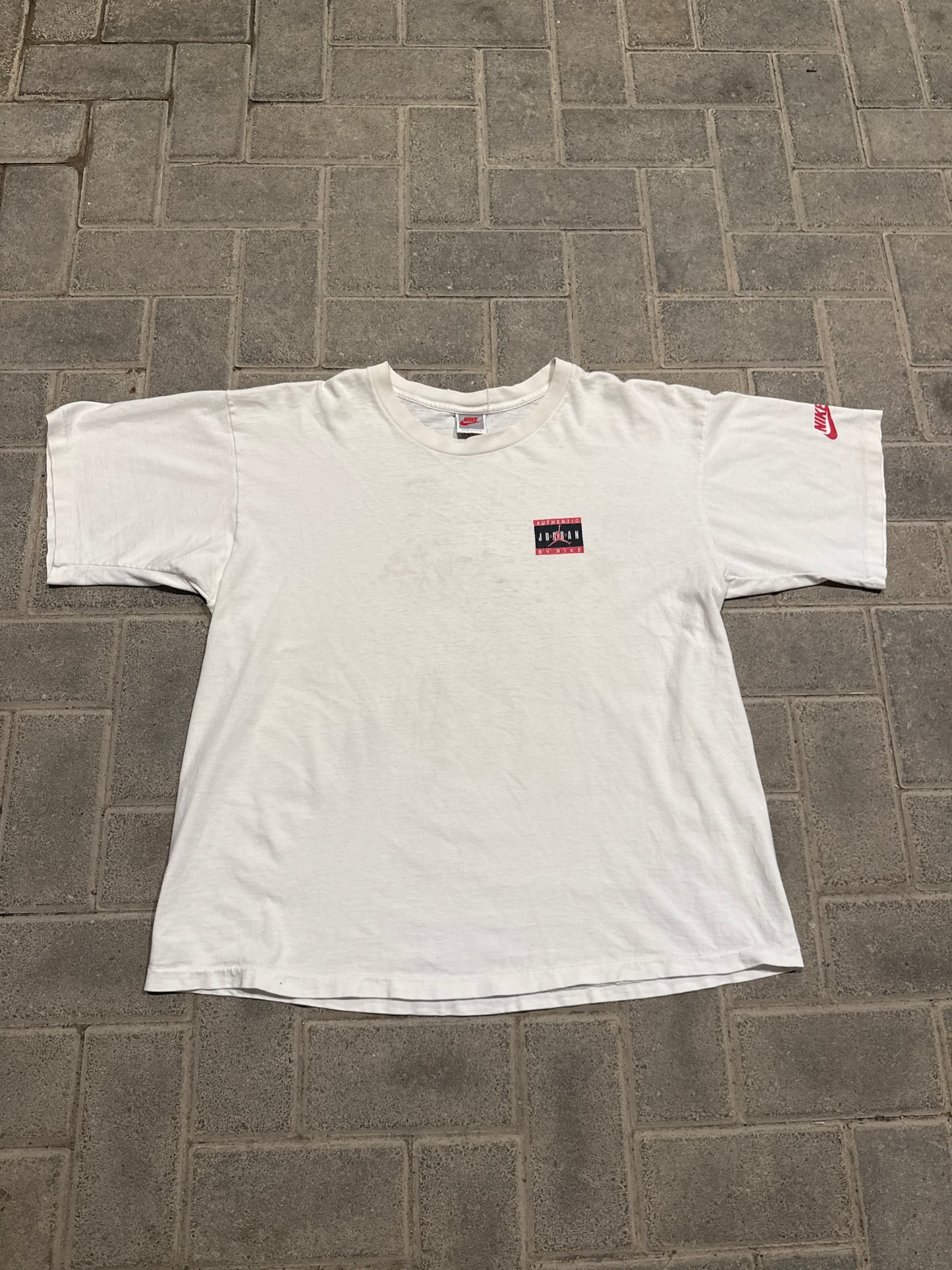(L) Nike 90s Jordan White Tee
