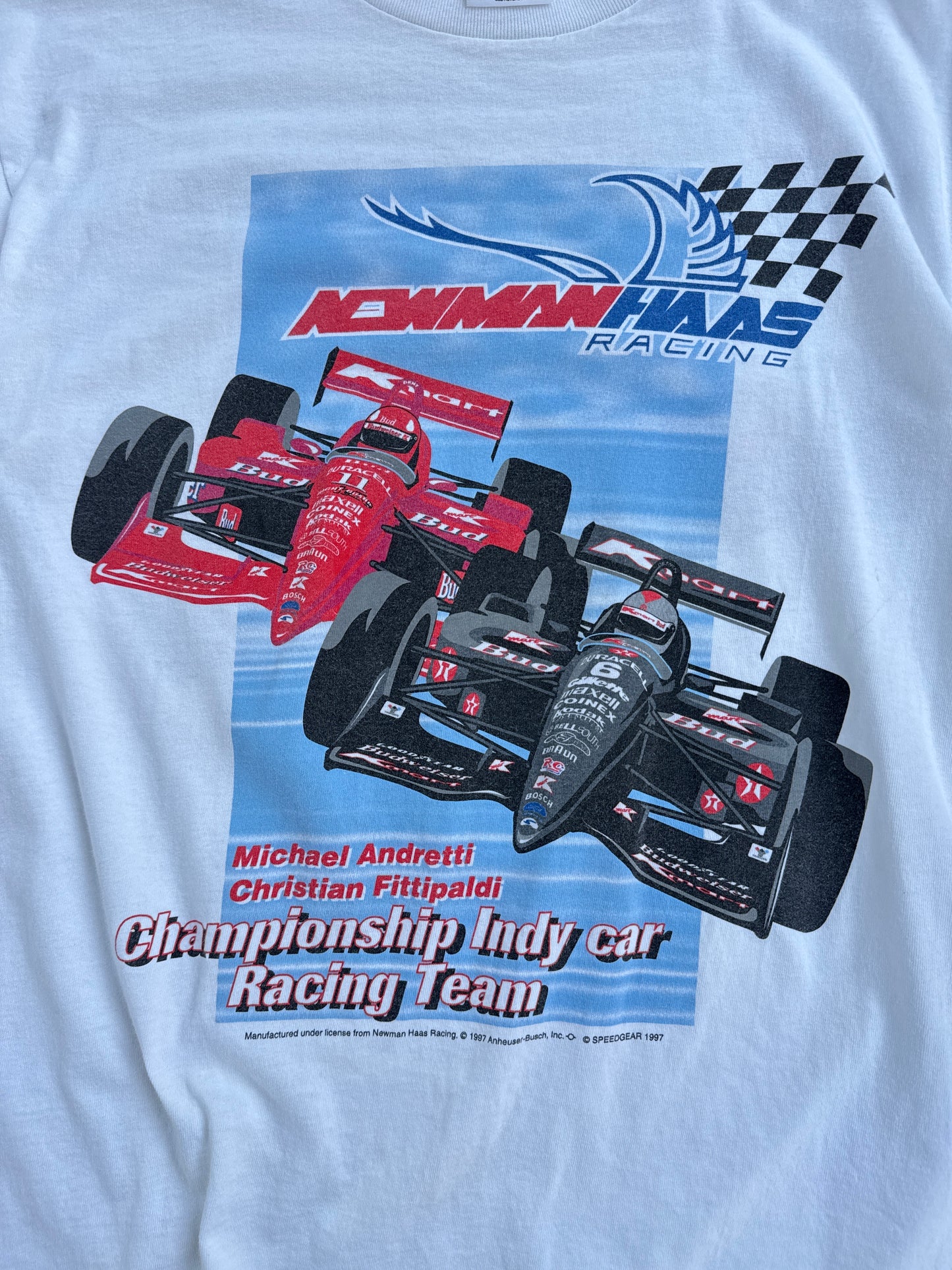 (L) 97’ Budweiser Formula Racing Tee