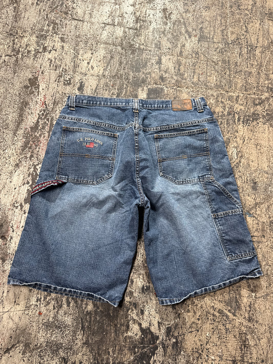(38) Light Blue U.S Polo Assn. Jorts