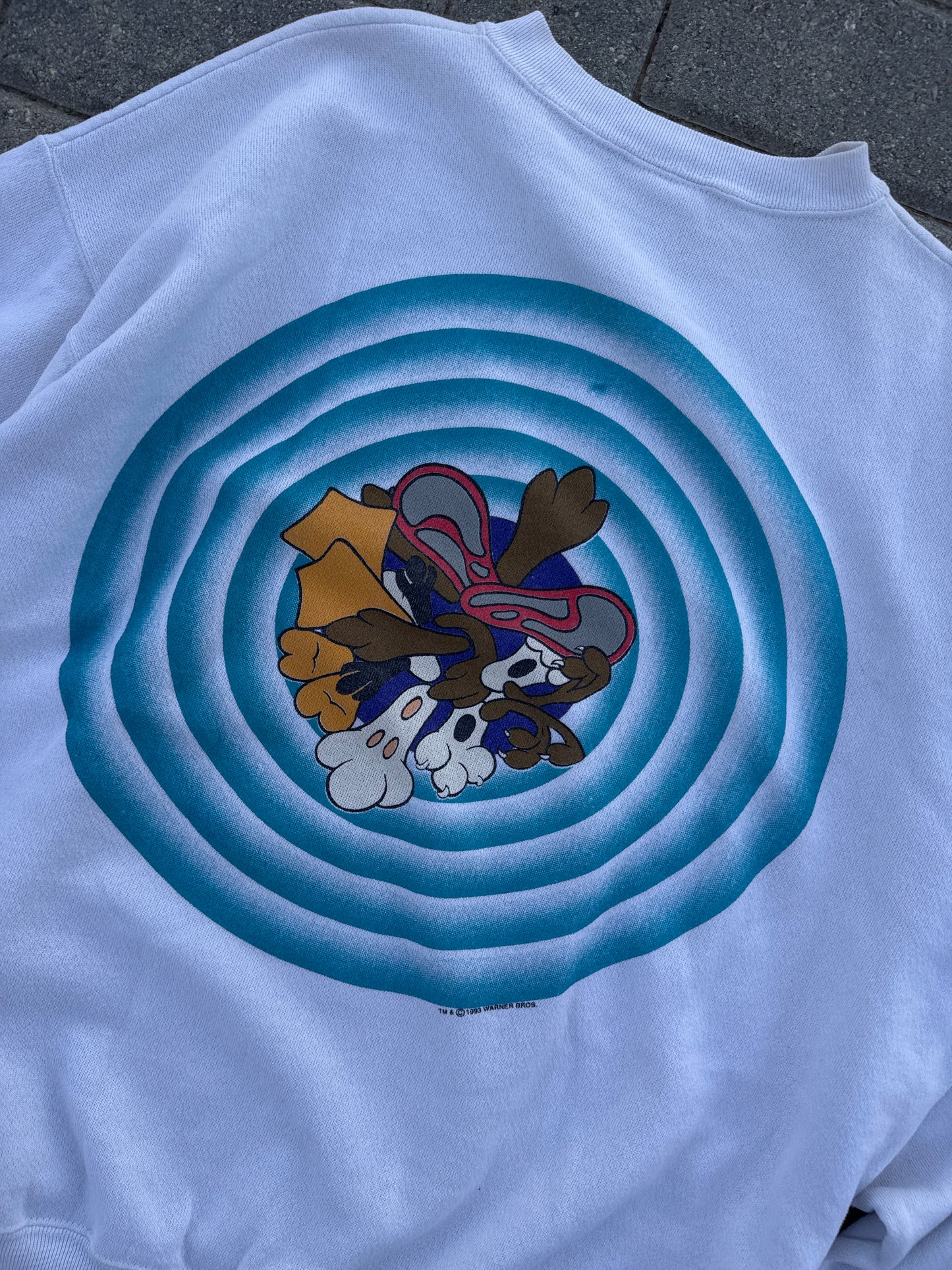 (2XL) Vintage 1993 Looney Tunes Crewneck