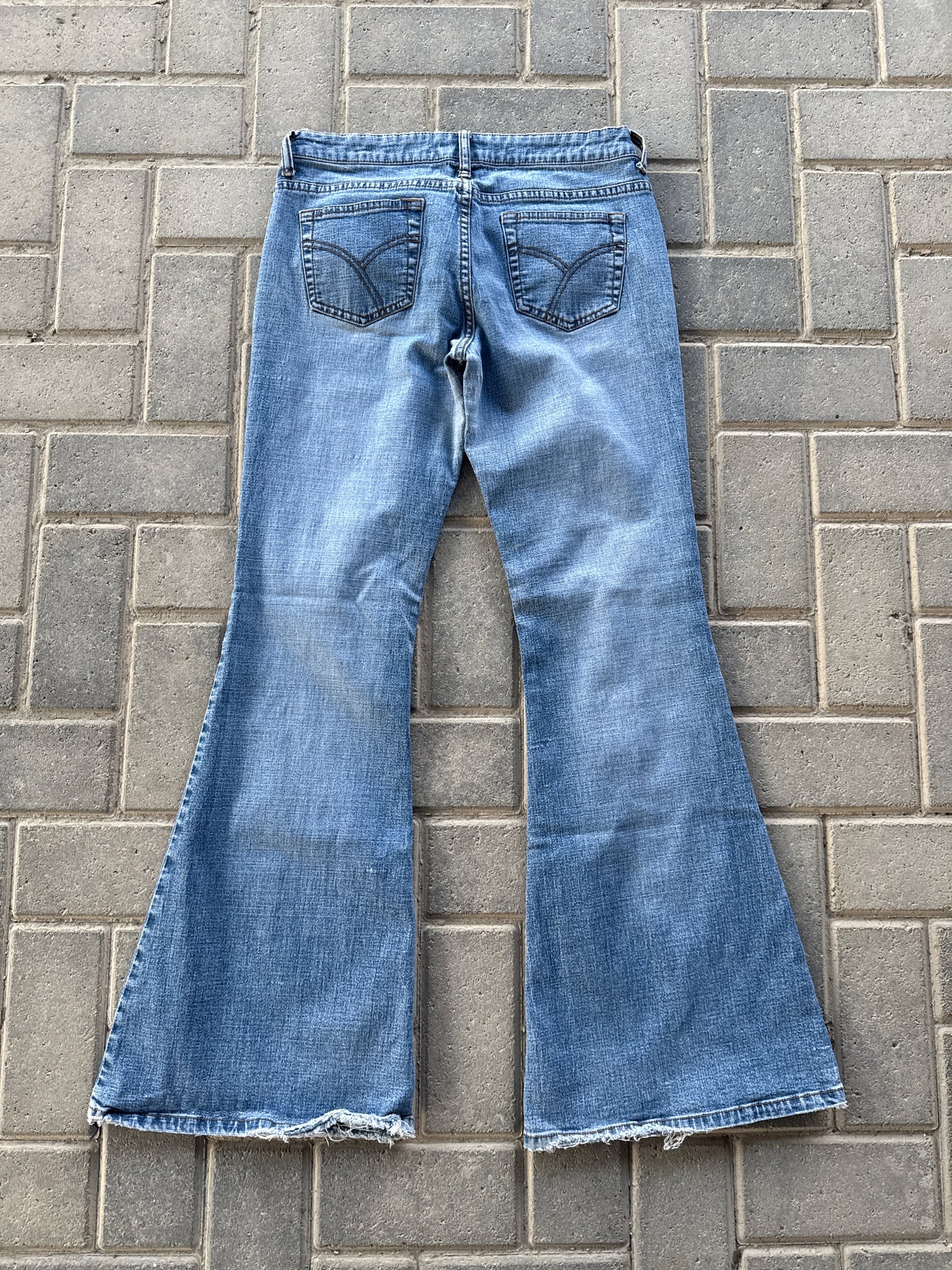 (27x29) Vintage Forever 21 Women Denim Flared Pants