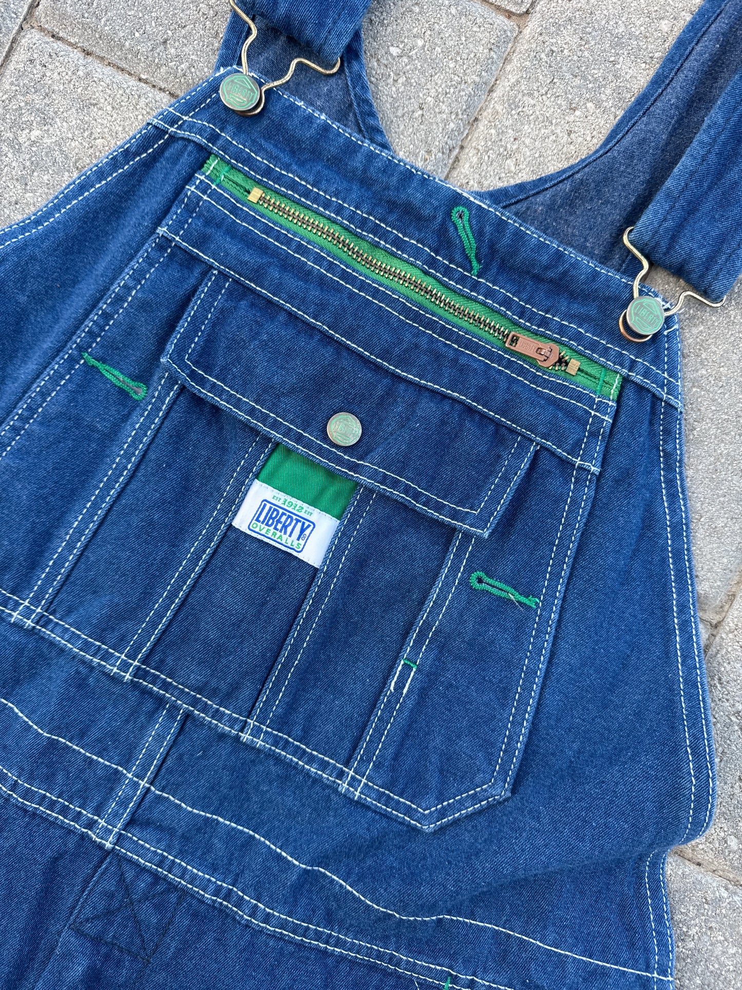 (36x30) Vintage Liberty Denim Overalls
