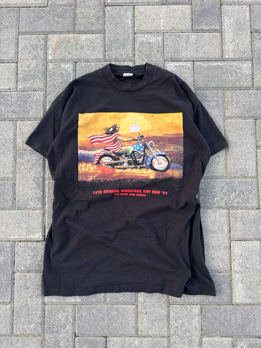 (XL) Vintage Motorcycle Memorial Tee