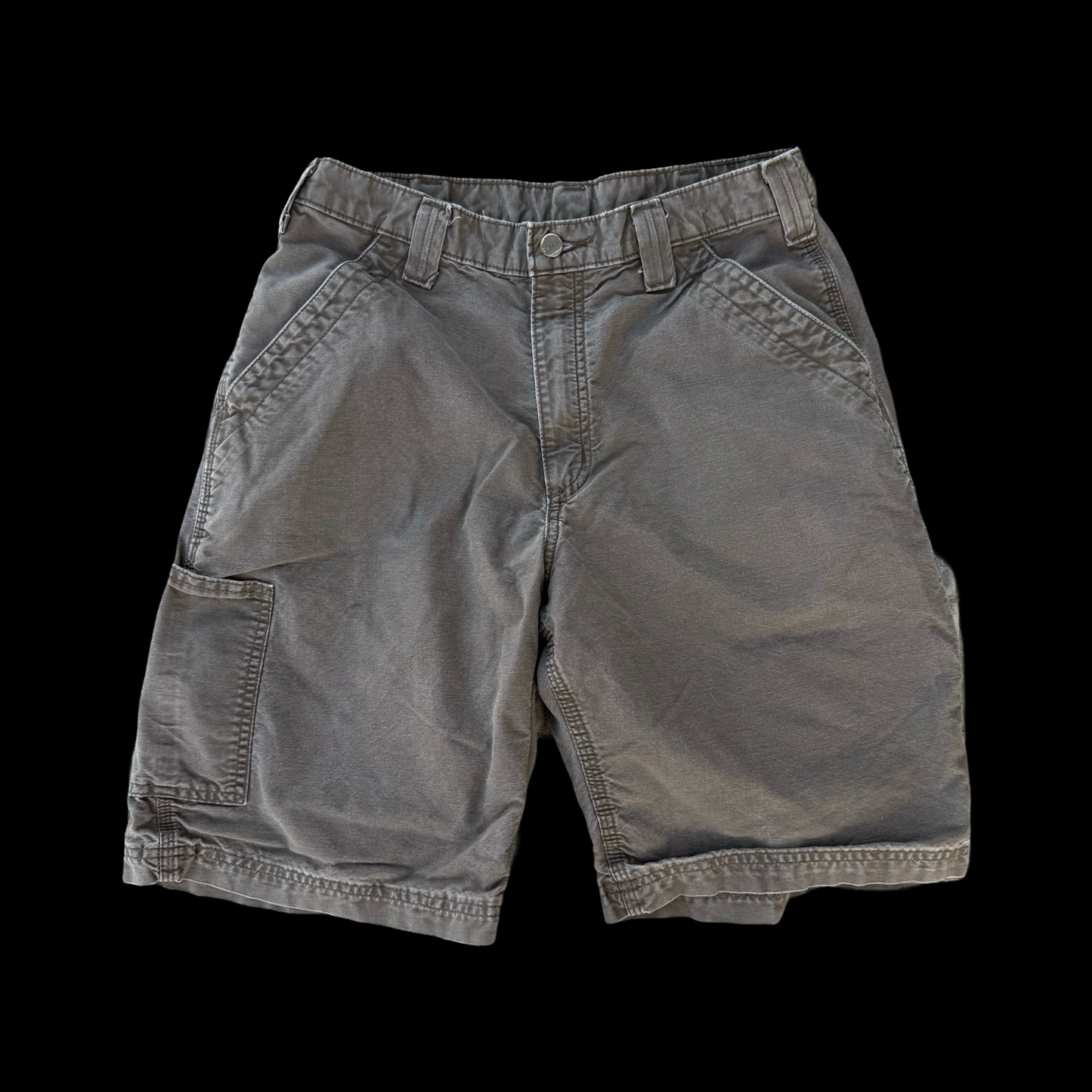 (32) Green Carhartt Cargo Shorts