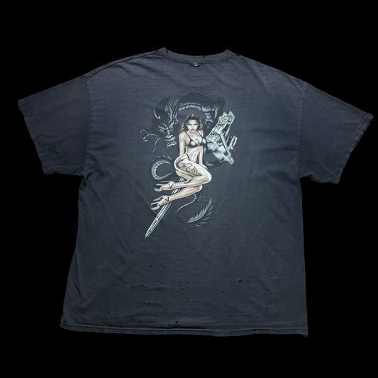 (XL) Black Dragon Tattoo